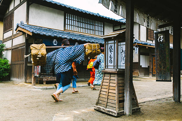 istock The  back of Japanese beauty in Edo perioud. 541844458