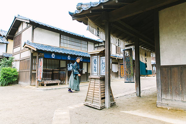 istock The  back of Japanese beauty in Edo perioud. 541844562