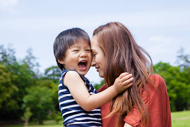 istock Mother happily have hug the children 541846524