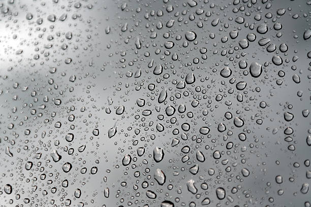 istock Drops of rain on the window 541847136