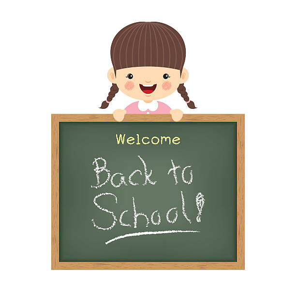 ilustrações, clipart, desenhos animados e ícones de bem-vindo de volta à escola 2 - house cute welcome sign greeting