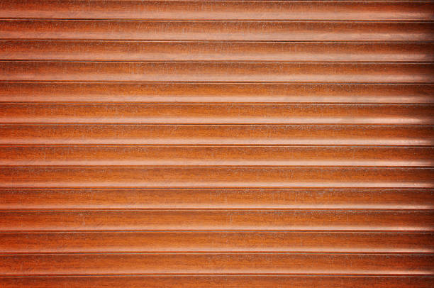 istock Fragment of Wooden Roller Door 541848056