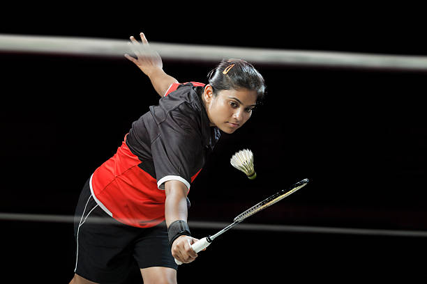 Badminton Player Badminton Player badminton stock pictures, royalty-free photos & images
