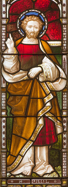istock Rome -  St. Paul the apostle on the windowpane 541848908
