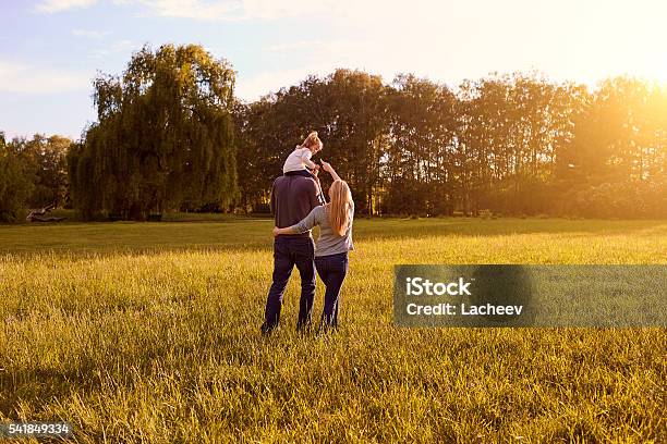 Happy Family Concept Stock Photo - Download Image Now - Family, Public Park, Picnic