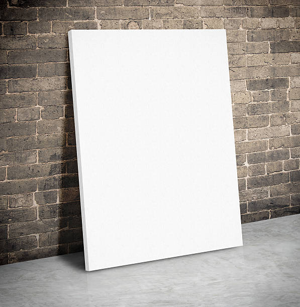istock Blank poster on the grunge brick wall and cement 541850788