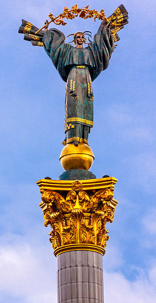 istock Independence Monument Berehynia  Maidan Square Kiev Ukraine 541851422