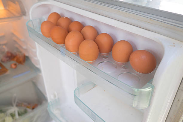 istock Eggs on shelf of the refrigerator 541852222