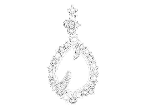 istock The beauty diamond pendant 541854080