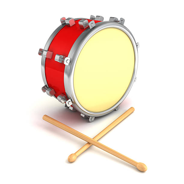 istock abstract musical instrument concept drum with pair of drumsticks 541862812