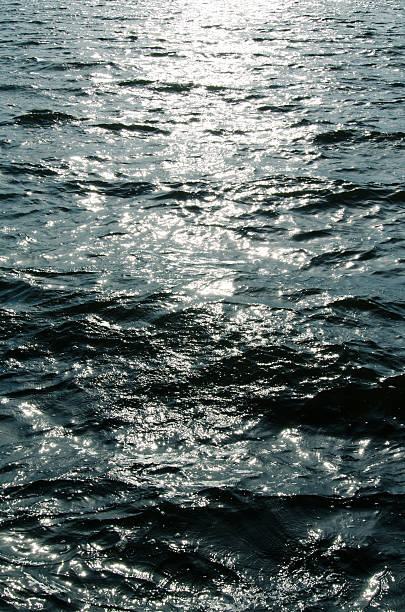 istock Texture of rippled sun-dappled river water 541863044
