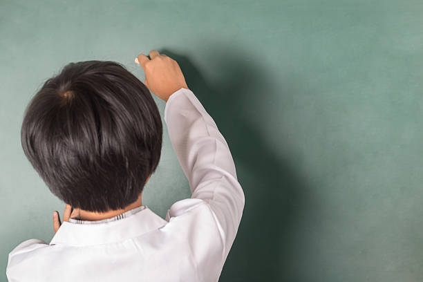 istock asian girl standing in front of chalk board 541866092
