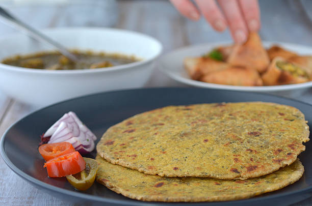 istock Indian food Paratha flatbread Indian cuisine 541868008