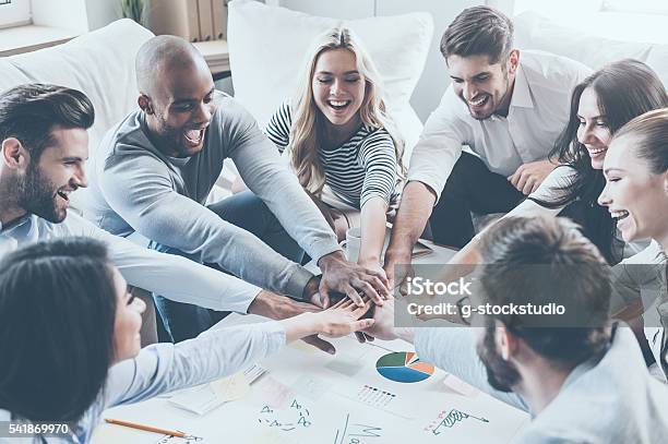 Together We Are Stronger Stock Photo - Download Image Now - Hands Clasped, Business, Cooperation