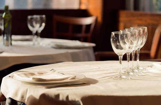 istock The restaurant serves for lunch. Photos with beautiful bokeh 541974596