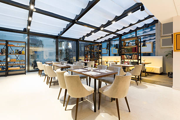 istock Interior of an elegant restaurant 541974876