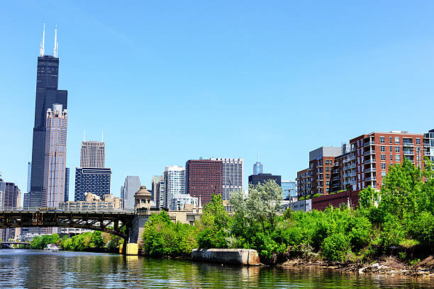 istock Chicago from South Branch of River 541978702