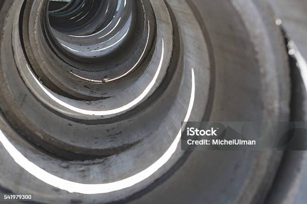 Composition Made From Concrete Drainage Pipes Stock Photo - Download Image Now - Concrete, Pipe - Tube, Water Pump