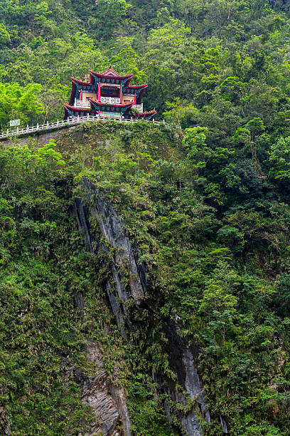 istock Changchun temple and waterfall at Taroko National Park 541980912