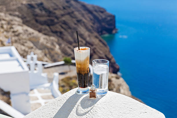 istock Cold cocktail with coffee and water 541982812