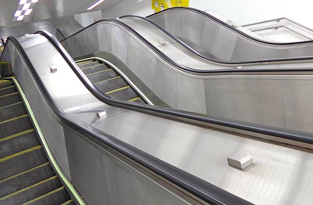 istock Escalator closeup at the subway station 541983842