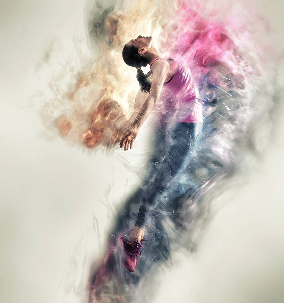 istock woman dancing and jumping 541986134