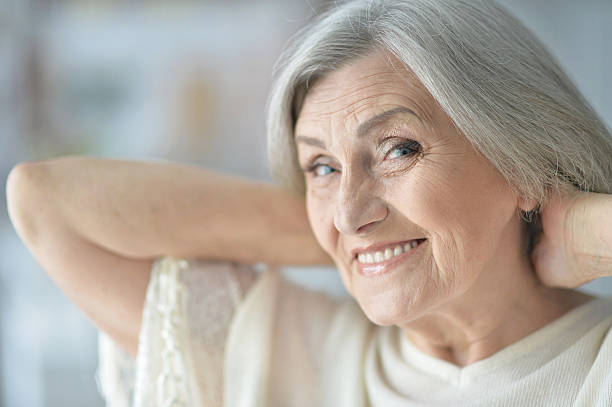 istock Senior woman portrait 541990502