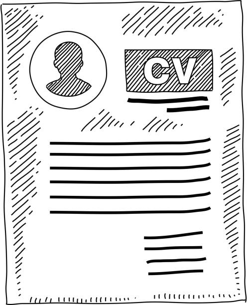 64 800 Resume Drawing Stock Illustrations - Cv Drawing 