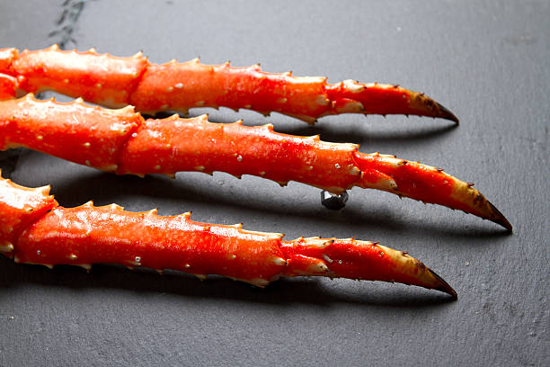 istock Phalanx of red king crab 541997592