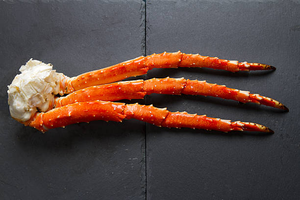 istock Phalanx of red king crab 541997646