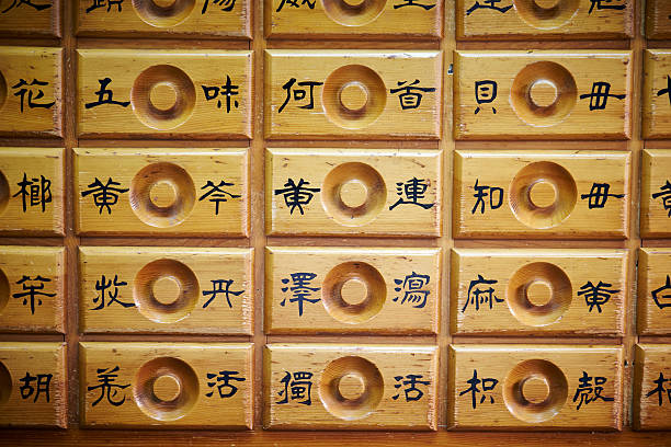istock Drawers for Chinese herbal medicine 541998128
