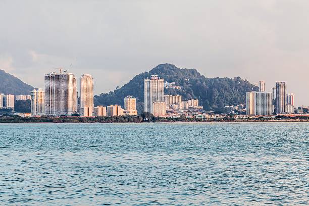 istock Cityscape, skyscraper and skyline building in George Town, Penang 541999842