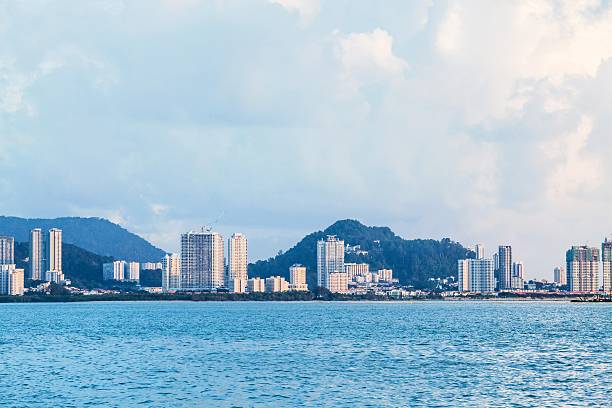 istock Cityscape, skyscraper and skyline building in George Town, Penang 542000638