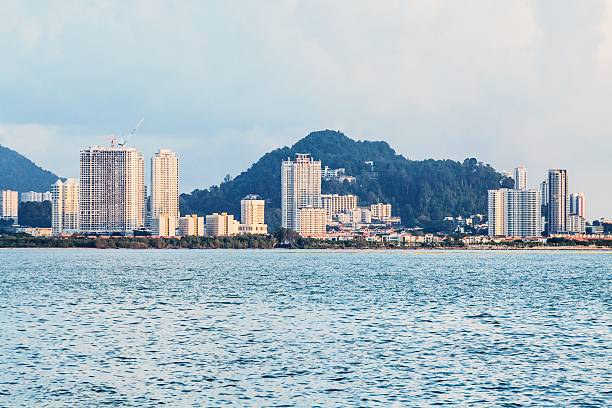 istock Cityscape, skyscraper and skyline building in George Town, Penang 542001780