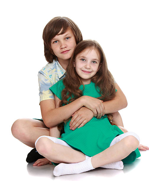 istock Brother and sister together 542001934