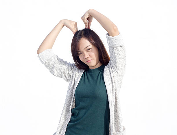istock asian Thai girl funny action 542002908