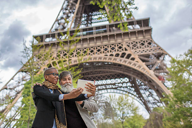 istock Friends enjoying being tourists in Paris 542003294