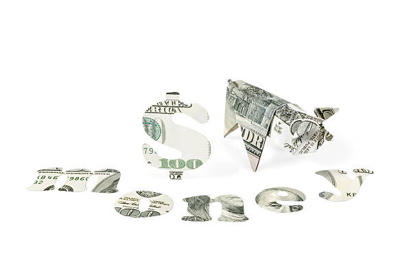 istock Origami pig and money 542004270