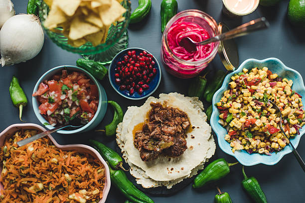 istock Mexican tex mex dinner food photography 542008048
