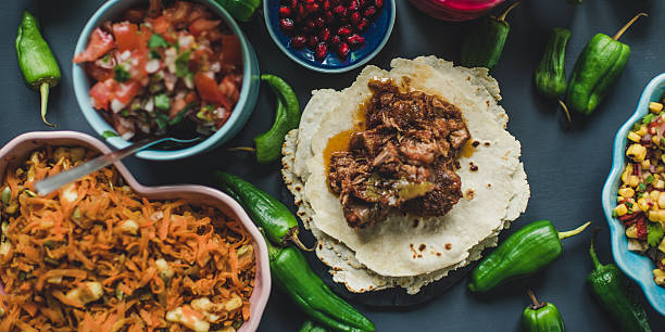 istock Mexican tex mex dinner food photography 542008142