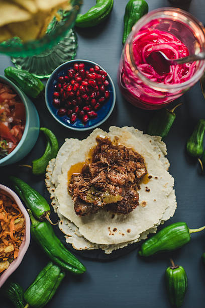 istock Mexican tex mex dinner food photography 542008316
