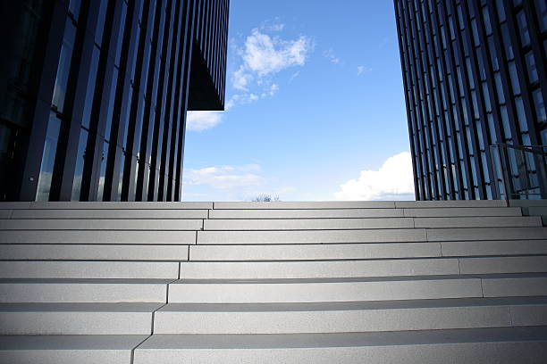 istock stairs to heaven in Dusseldorf media harbor 542009766