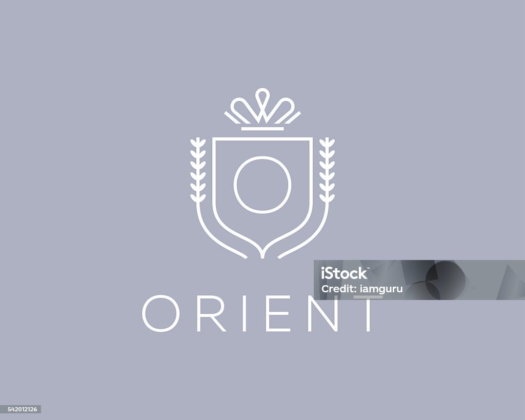 O Vector Monogram Elegant Monogram Letter O Type Premium Crest Design Shield Stock ...