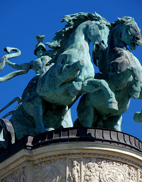 istock Heroes Square Detail, Budapest 542014296