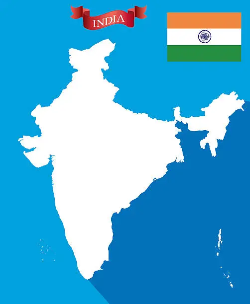 Vector illustration of India