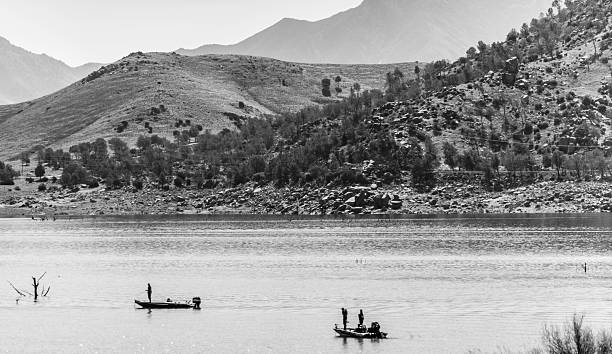 istock Gone fishing in black and white 542066882
