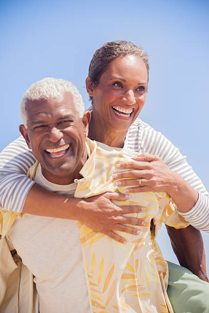 istock African American Seniors Together on Beach 542076468