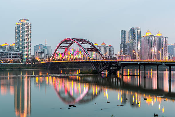 istock The bridge cross the river in  the city. 542077014