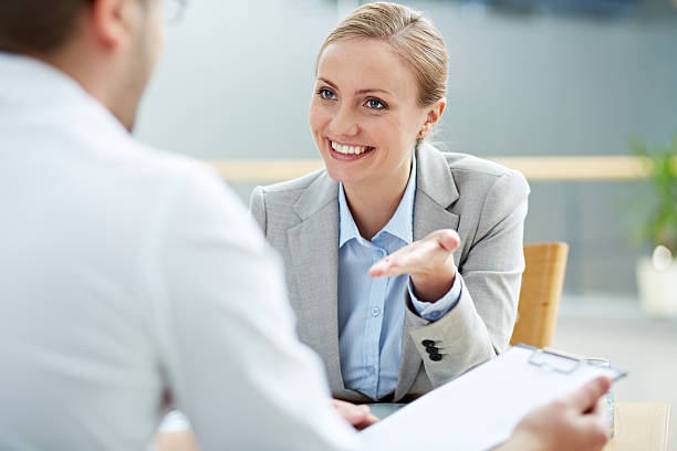 istock Woman at meeting 542079998
