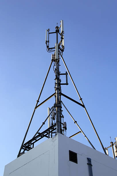 istock 4G Cell site radio tower or mobile phone base station 542080164